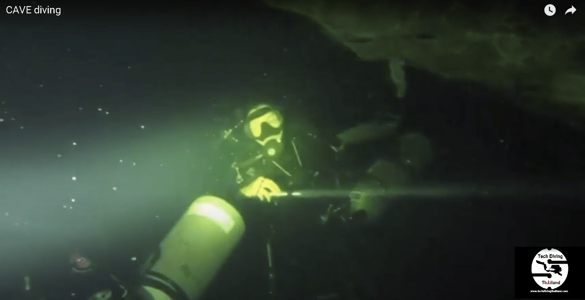 cave diving